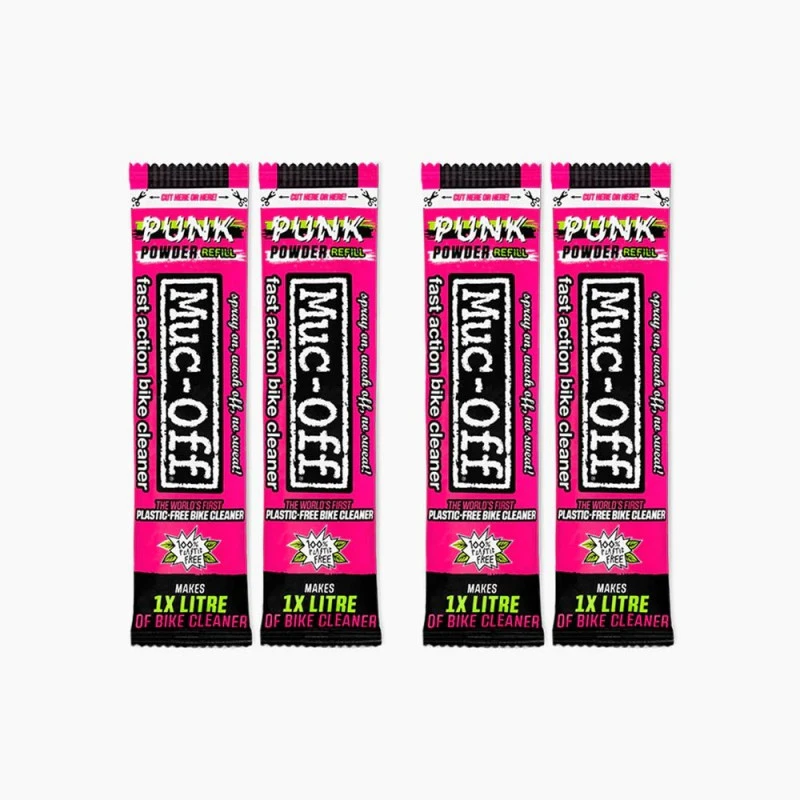 Muc-Off Punk Powder Cleaner 4 Sachets Nettoyant 1 Muc-Off Punk Powder Cleaner 4 Sachets Nettoyant